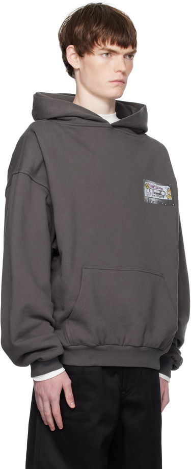 Суитчър We11done We11done Cassette Tape Print Hoodie Сиво | WD-TH2-25-834-U-CH, 1