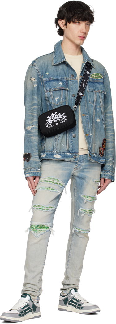 Яке AMIRI Amiri Vintage Pegasus Trucker Denim Jacket Синьо | AMDNTR1019, 3