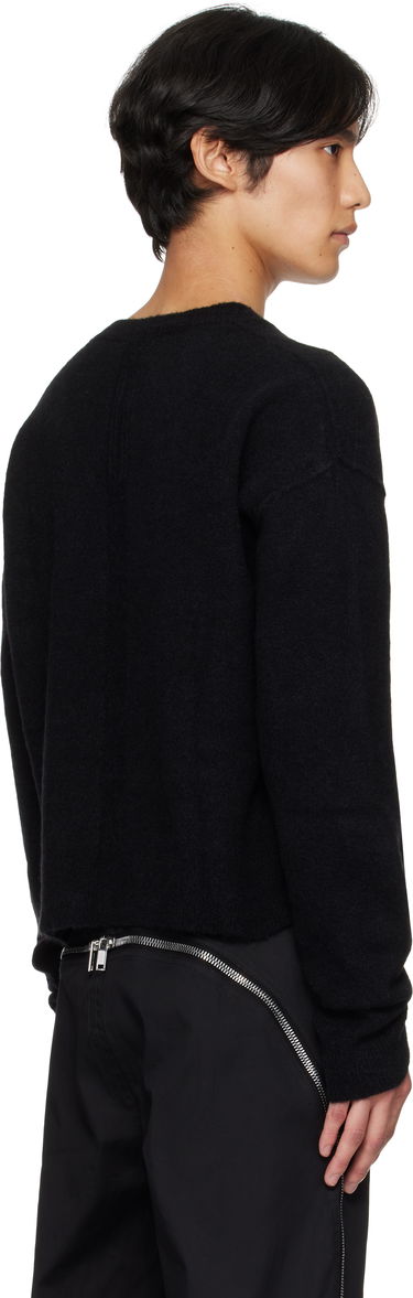 Пуловер Rick Owens Rick Owens Concordians Tommy V-Neck Sweater Черно | RU02E1650 KWP, 2