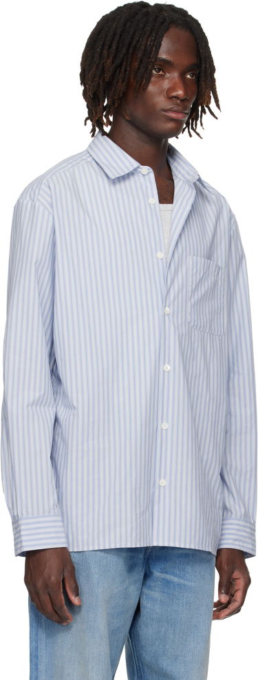 Риза A.P.C. A.P.C. Malo Striped Shirt Сиво | COHJJ-H12532, 4