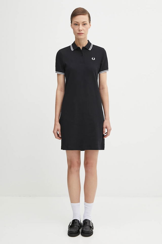 Fitted Mini Polo Dress