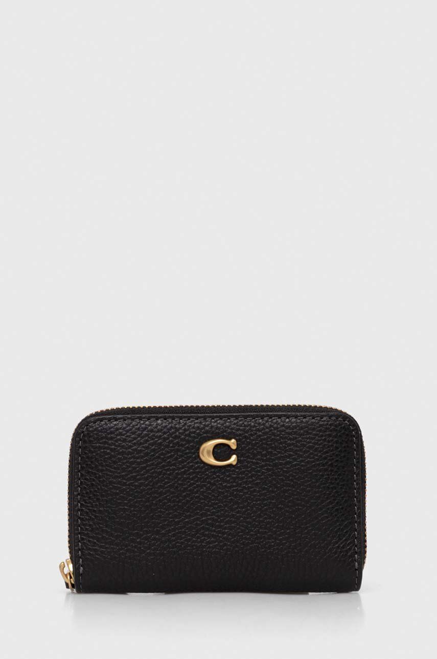Портфейл Coach Leather Wallet Черно | CR551, 0
