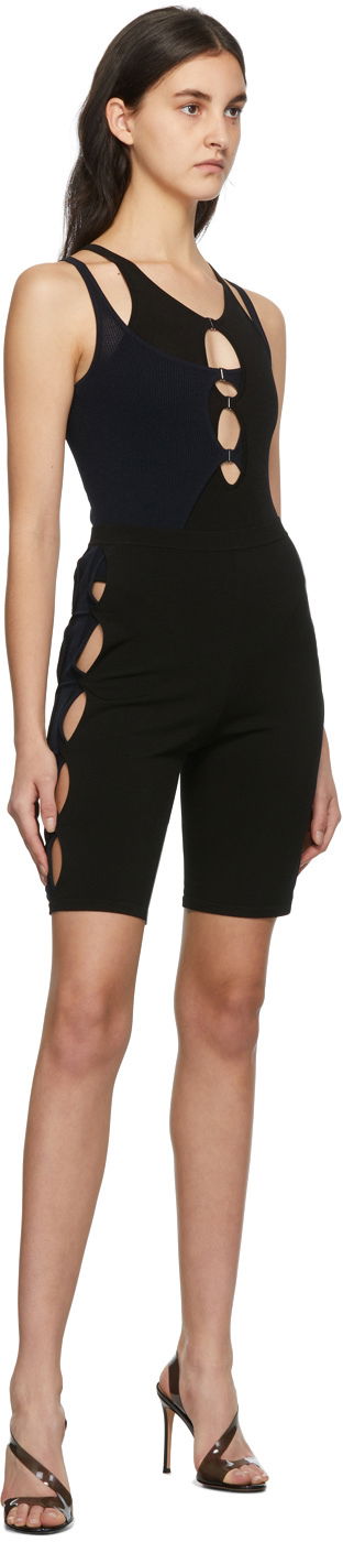 Къси панталони Dion Lee Dion Lee Double Hosiery Shorts Черно | C7019R22, 3