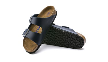 Кецове и обувки Birkenstock Arizona Soft Footbed Oiled Nubuck Leather Narrow Fit W Тъмно синьо | 1013644, 5