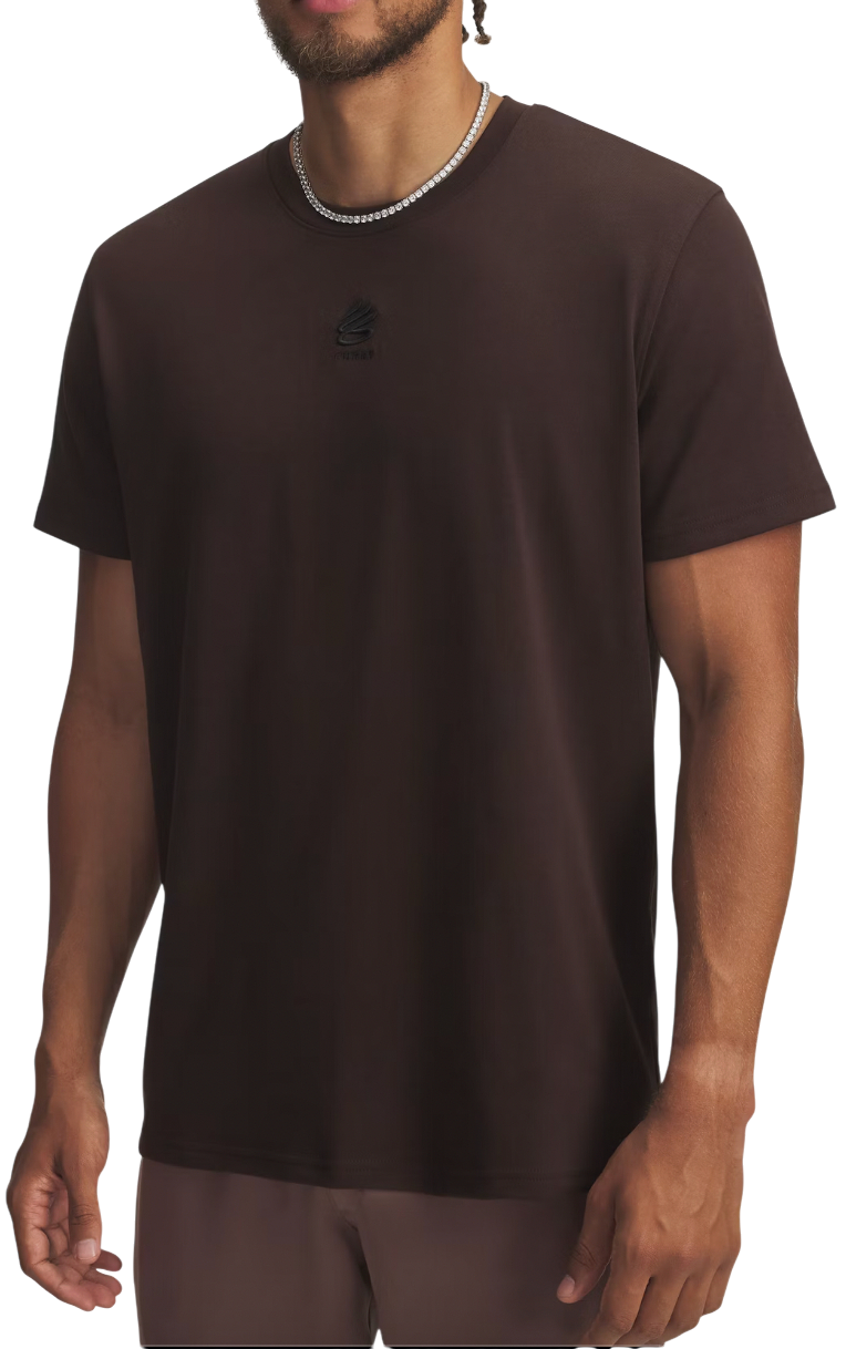 Тениска Under Armour Curry Heavyweight Logo T-shirt Кафяво | 1387107-246