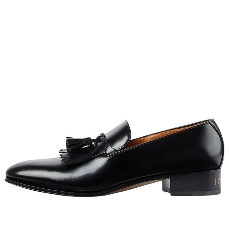 Кецове и обувки Gucci Tassel Loafers Черно | 714681-DS8S0-1000, 0