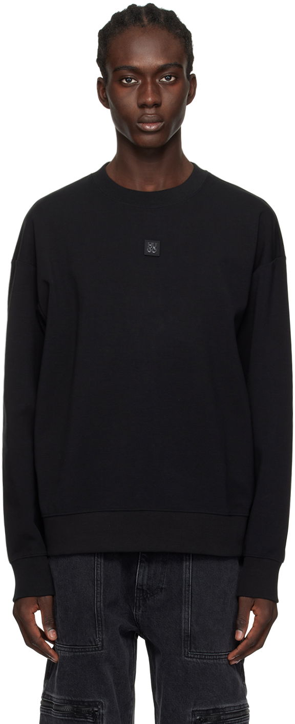 Суитчър BOSS Patch Sweatshirt Черно | 50509270, 0