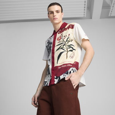 Риза Puma Palais Artisan Men's Botanical Print Shirt Многоцветен | 629392_87, 0