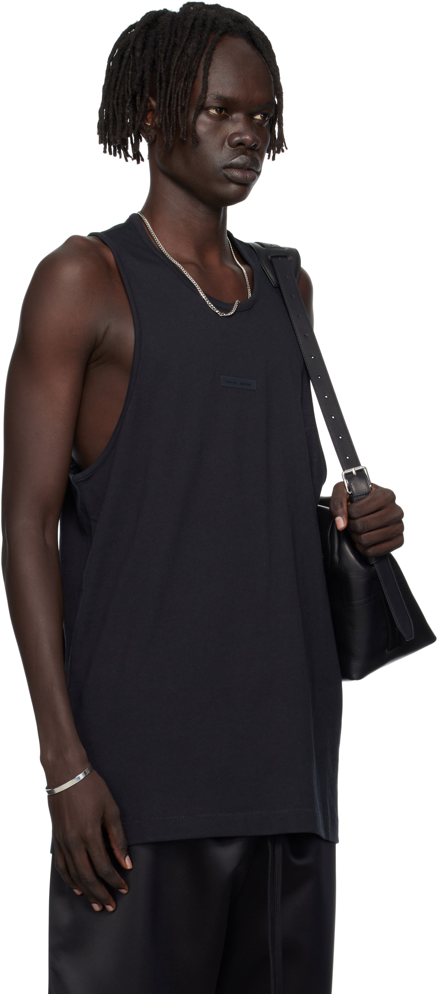 Потник Fear of God Fear of God ESSENTIALS Vintage Fit Tank Top Черно | 125SP254230F, 1