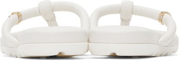 Бански Gianvito Rossi Gianvito Rossi Fiji Nappa Sandals Бяло | G10041-05GOM-NAP, 1