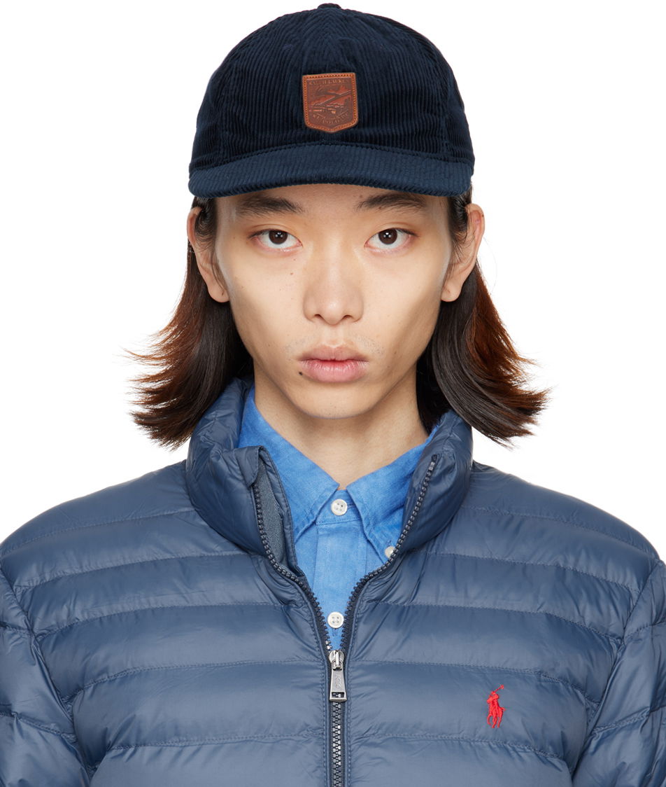 Шапка с козирка Polo by Ralph Lauren Corduroy Baseball Cap Тъмно синьо | 710926424002, 0
