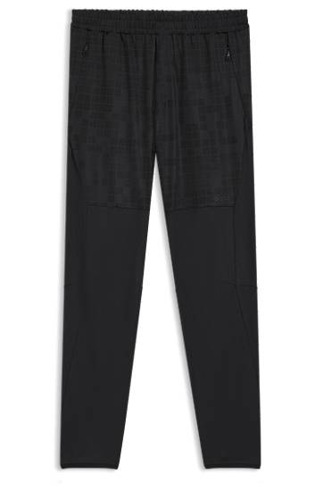 Комплект BOSS Graphic-Print Performance Tracksuit Bottoms Черно | 50548448, 0