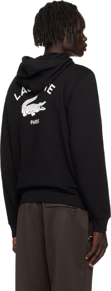 Суитчър Lacoste Print Hoodie Черно | SH2740_031, 2