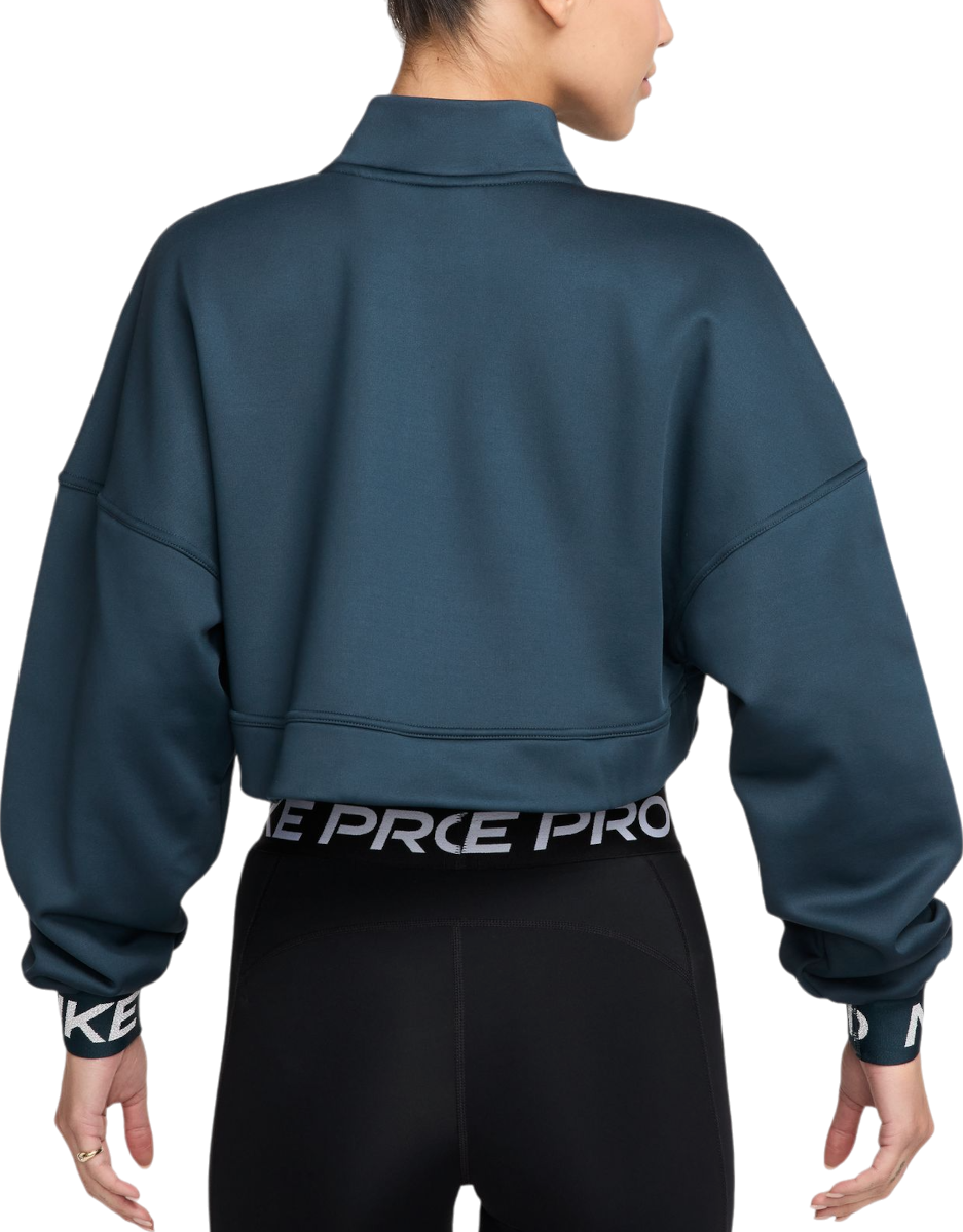 Суитчър Nike Cropped Fleece Sweatshirt Тюркоазено | fv8097-478, 1