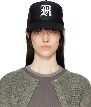 Шапка с козирка R13 R13 Trucker Cap with Logo Черно | R13WA025-A001, 0