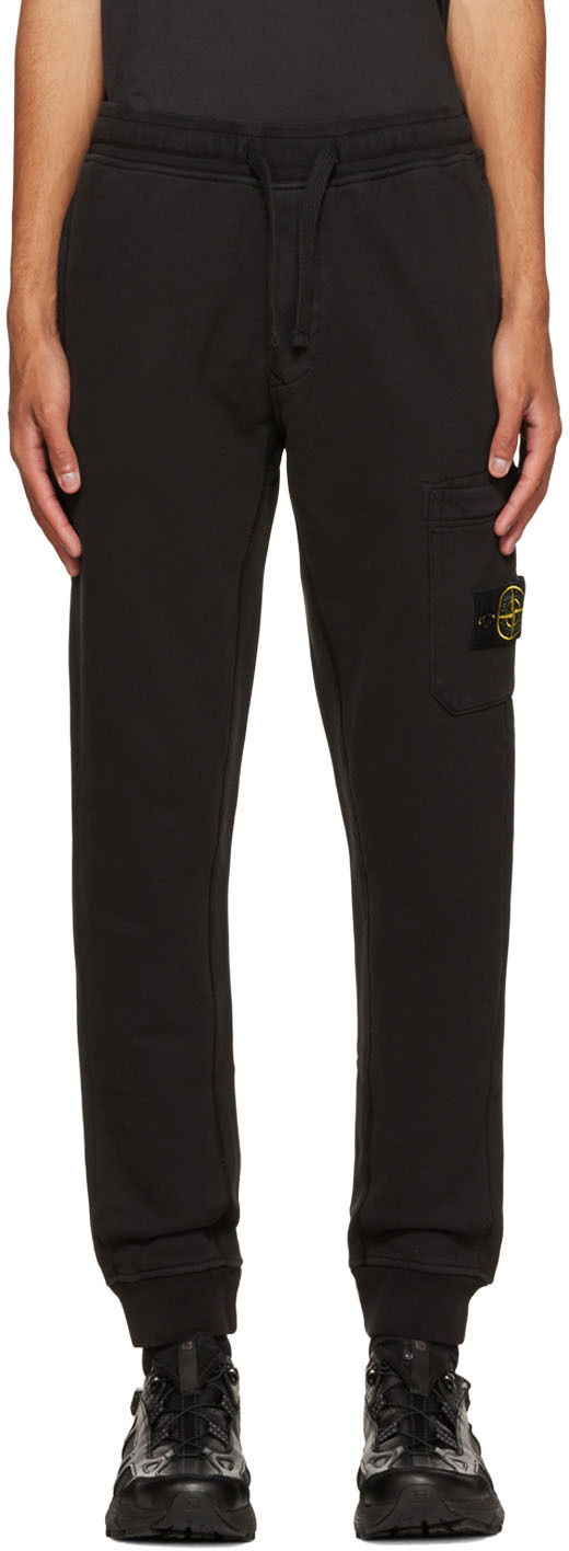Панталони Stone Island Patch Lounge Pants Черно | 771564520, 0