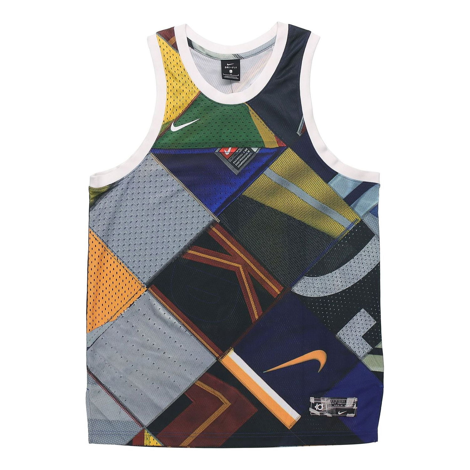 Фланелка Nike KD Hyper Elite Durant Basketball Top Многоцветен | AT3188-495, 0