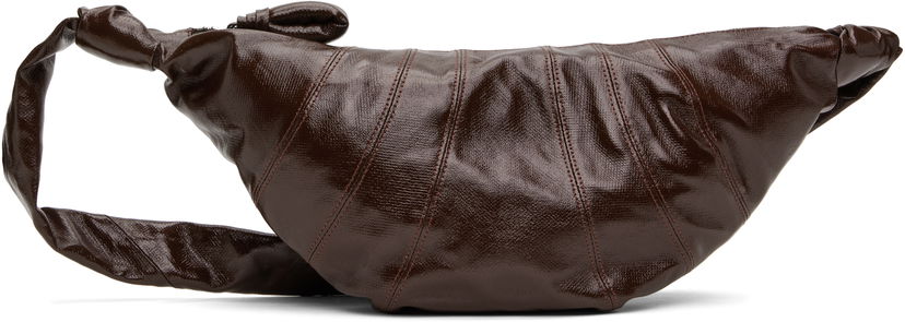 Дамска чанта LEMAIRE LEMAIRE Medium Croissant Shoulder Bag Кафяво | BG0001 LF1073