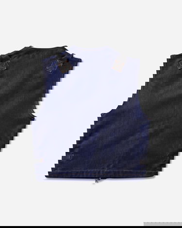Жилетка Stone Island Polypropylene Denim Light Zip Multi-Pocket Utility Vest Rinsed Синьо | K2S15-G100016-S00J2 VJ201, 2