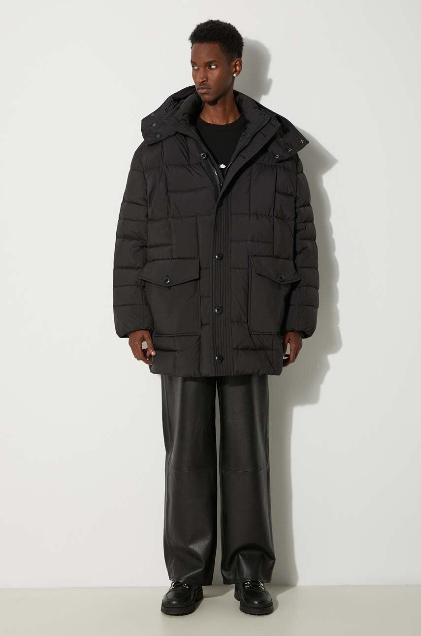 Парка KENZO Weave Mid-Length Winter Parka Черно | FE65OU3129NL.99, 0