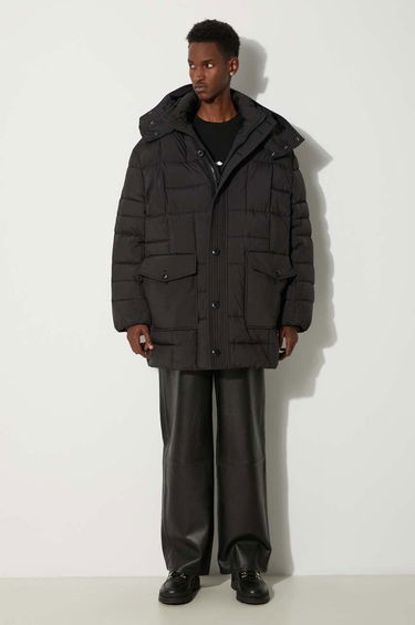 Парка KENZO Weave Mid-Length Winter Parka Черно | FE65OU3129NL.99, 0