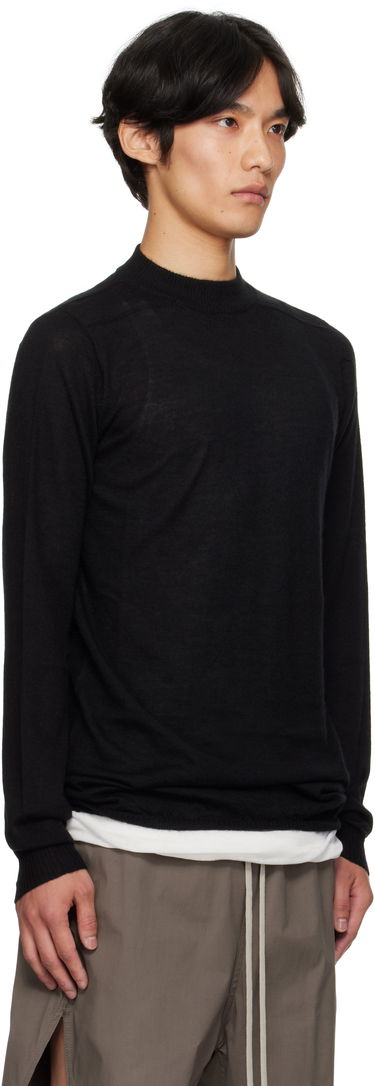 Пуловер Rick Owens Rick Owens Concordians Level Lupetto Sweater Черно | RU02E1625 WS, 1