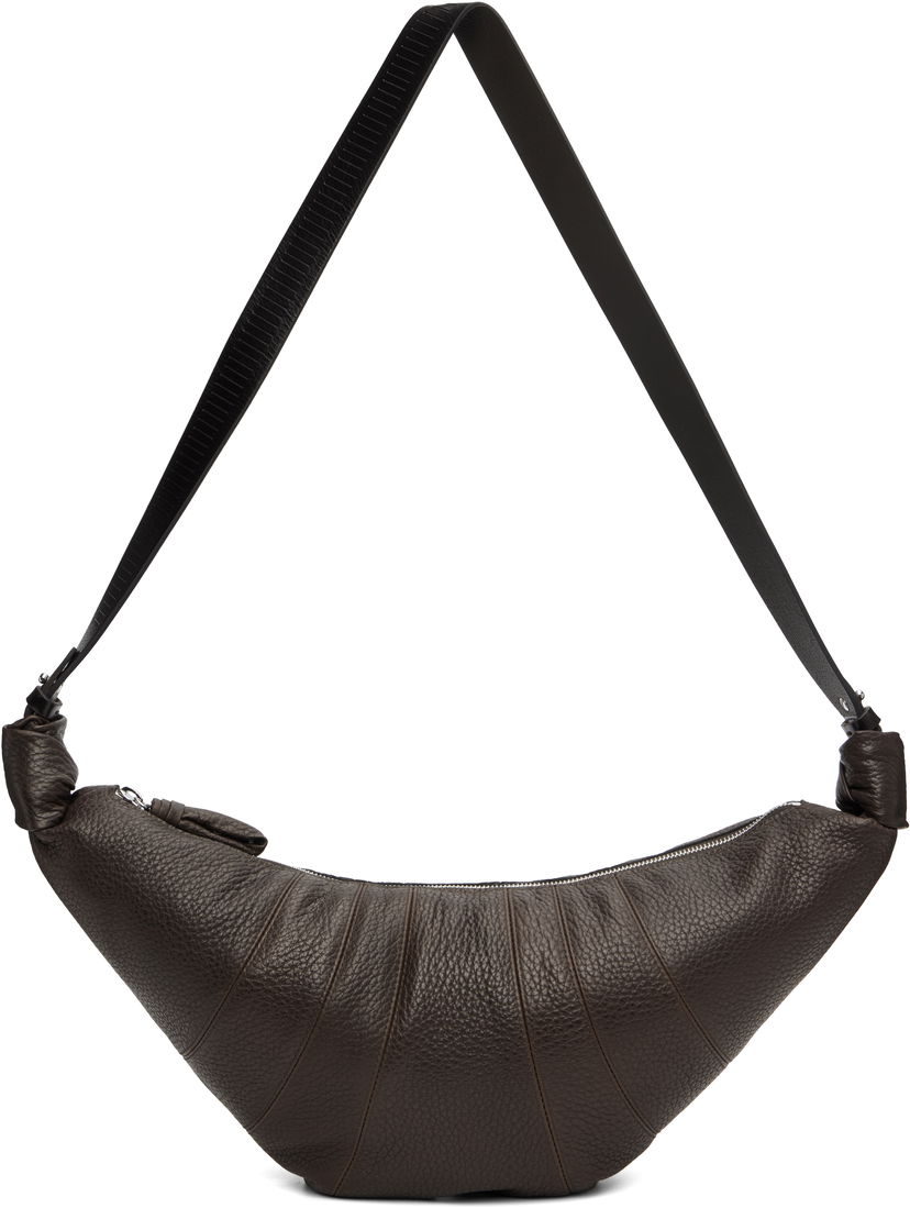 Чанта за кръста LEMAIRE Lemaire Rail Belt Croissant Bag Кафяво | BG0171 LL0137