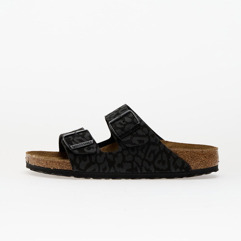 Кецове и обувки Birkenstock Birkenstock Arizona BS Synthetik Syn Leo Slides 37 Черно | 1030563