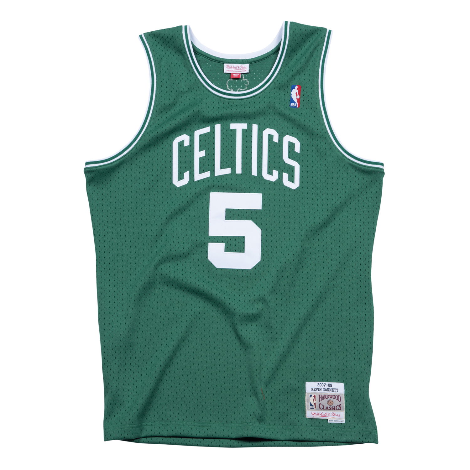 Фланелка Mitchell & Ness NBA Swingman Jersey Boston Celtics Kevin Garnet Зелено | SMJYGS18143-BCEKYGN07KGA, 0
