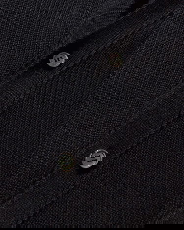 Пуловер Comme des Garçons Double Layered Wool Cardigan Черно | PP-N007-W25 1, 4