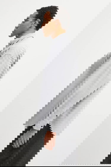 Риза AAPE by A Bathing Ape AAPE Now Relaxed Fit Button-Down Shirt Сиво | AAPSTM8540XXP, 1