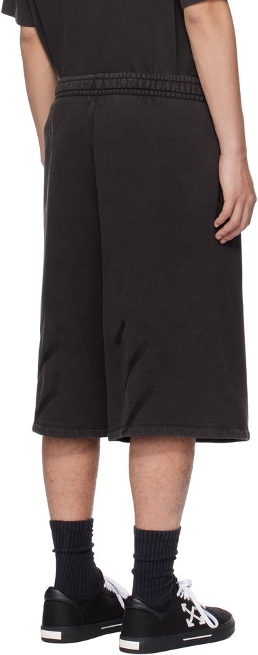 Къси панталони Off-White Gray S.Matthew Shorts Черно | OMCI016C99FLE0011077, 2