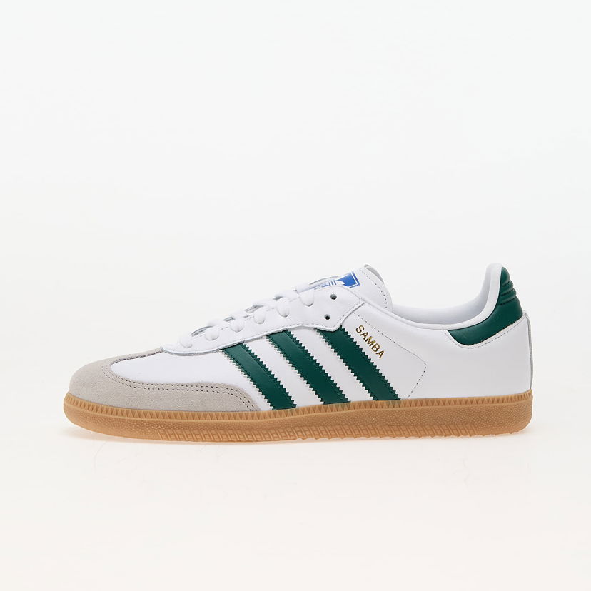 Кецове и обувки adidas Originals adidas Samba Og Ftw White/ Collegiate Green/ Gum Бяло | IE3437