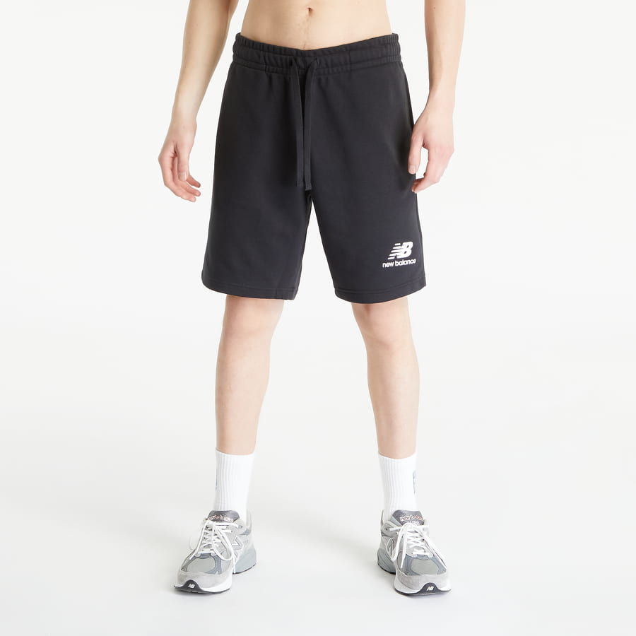Къси панталони New Balance Essentials Stacked Logo French Terry Short Черно | MS31540BK, 0