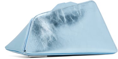 Дамска чанта The Attico Triangular Metallic '8.30 PM' Oversized Clutch Металик | 260WAH00001 LBT070AA, 2