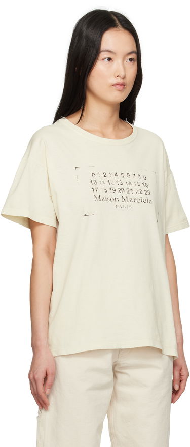 Тениска Maison Margiela Maison Margiela Stamp Logo T-Shirt Черно | S51GC0534 S24575, 4