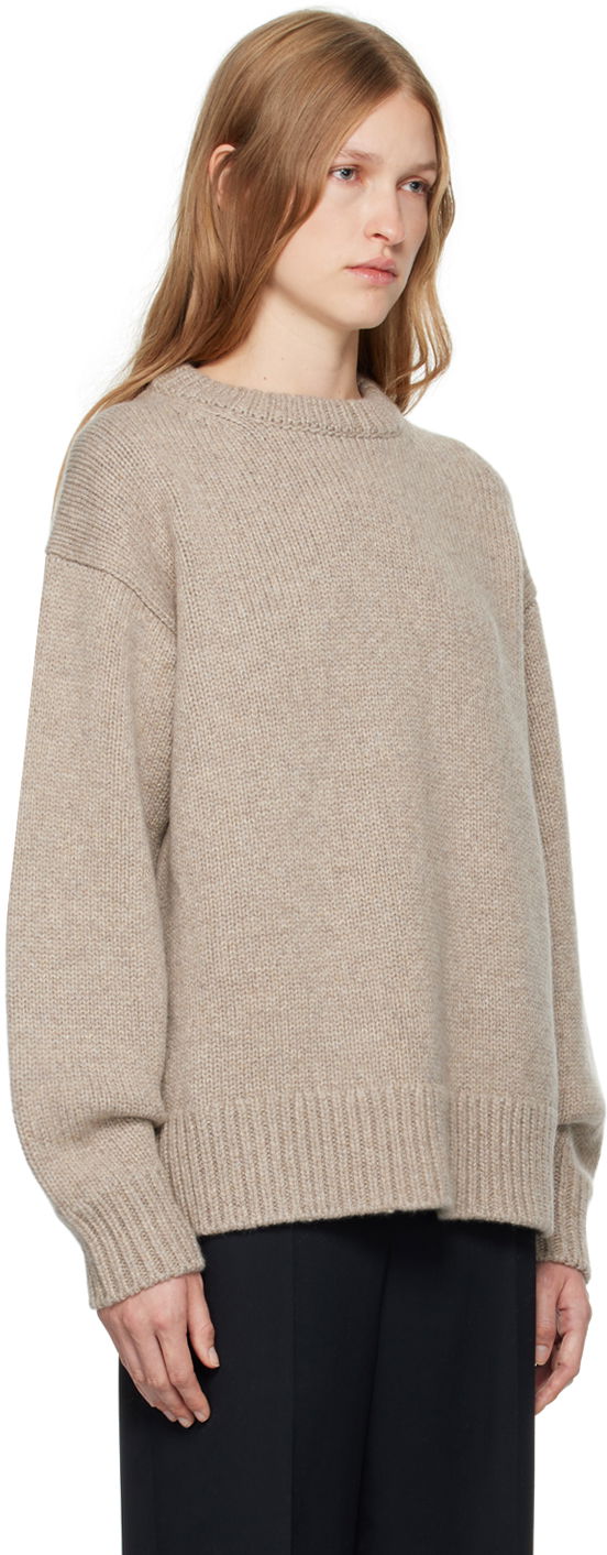 Пуловер The Row The Row Himus Knit Sweater Бежово | 8287-Y120, 1