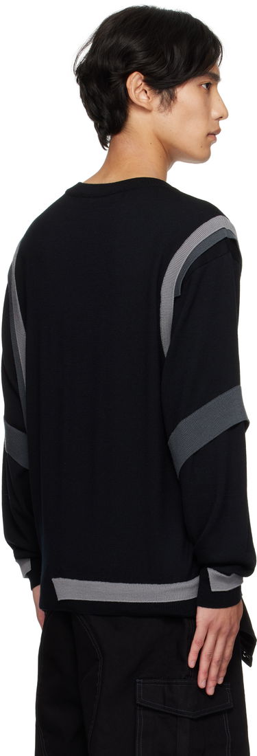 Пуловер Andersson Bell Layered Crewneck Sweater Черно | atb1334m, 2