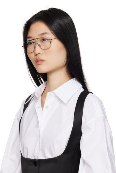 Слънчеви очила Givenchy Metal Navigator Frame Eyeglasses Металик | GV50038U 192337139178, 3