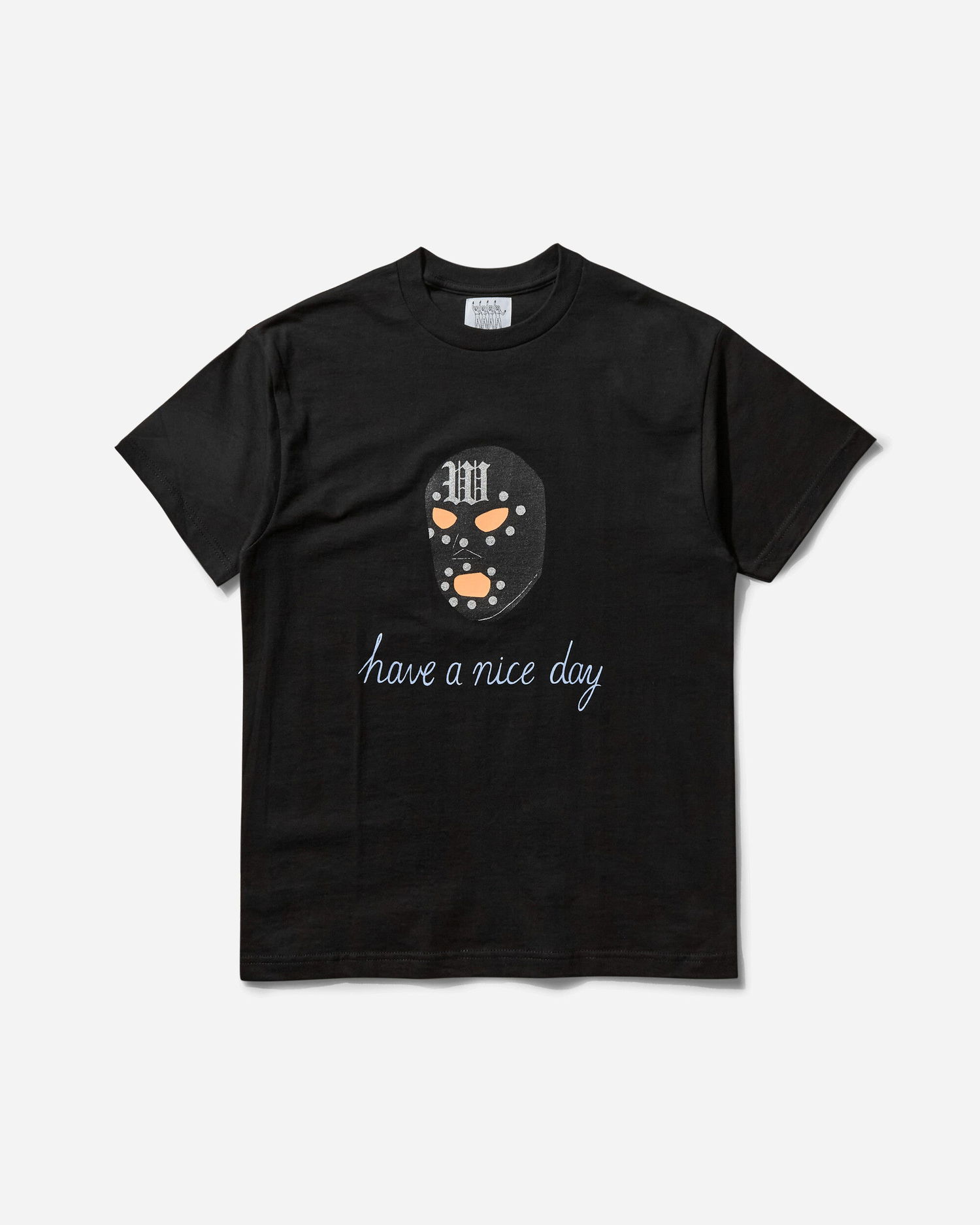 Тениска WACKO MARIA Crew Neck T-Shirt "Have a Nice Day" Черно | 24FW-WMT-TEE01 BLACK, 0