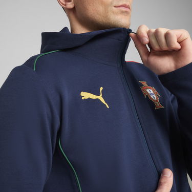 Суитчър Puma Portugal Casuals Men's Full-Zip Hoodie Тъмно синьо | 779554_17, 1