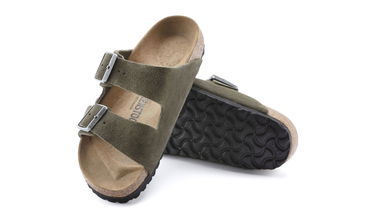 Кецове и обувки Birkenstock Arizona BS Thyme Narrow Fit Зелено | 1025047, 3