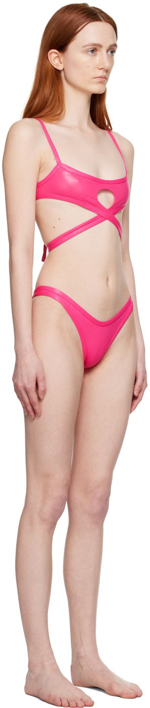 Бански The Attico Attico Cutout Bikini Розово | 233WBB67 PA36, 1