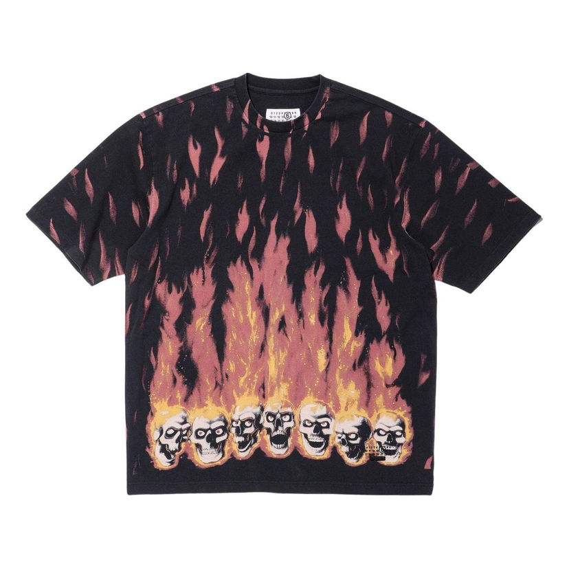 Тениска Supreme Supreme x Maison Margiela Oversized Graphic T-Shirt Черно | SUP-SS24-112