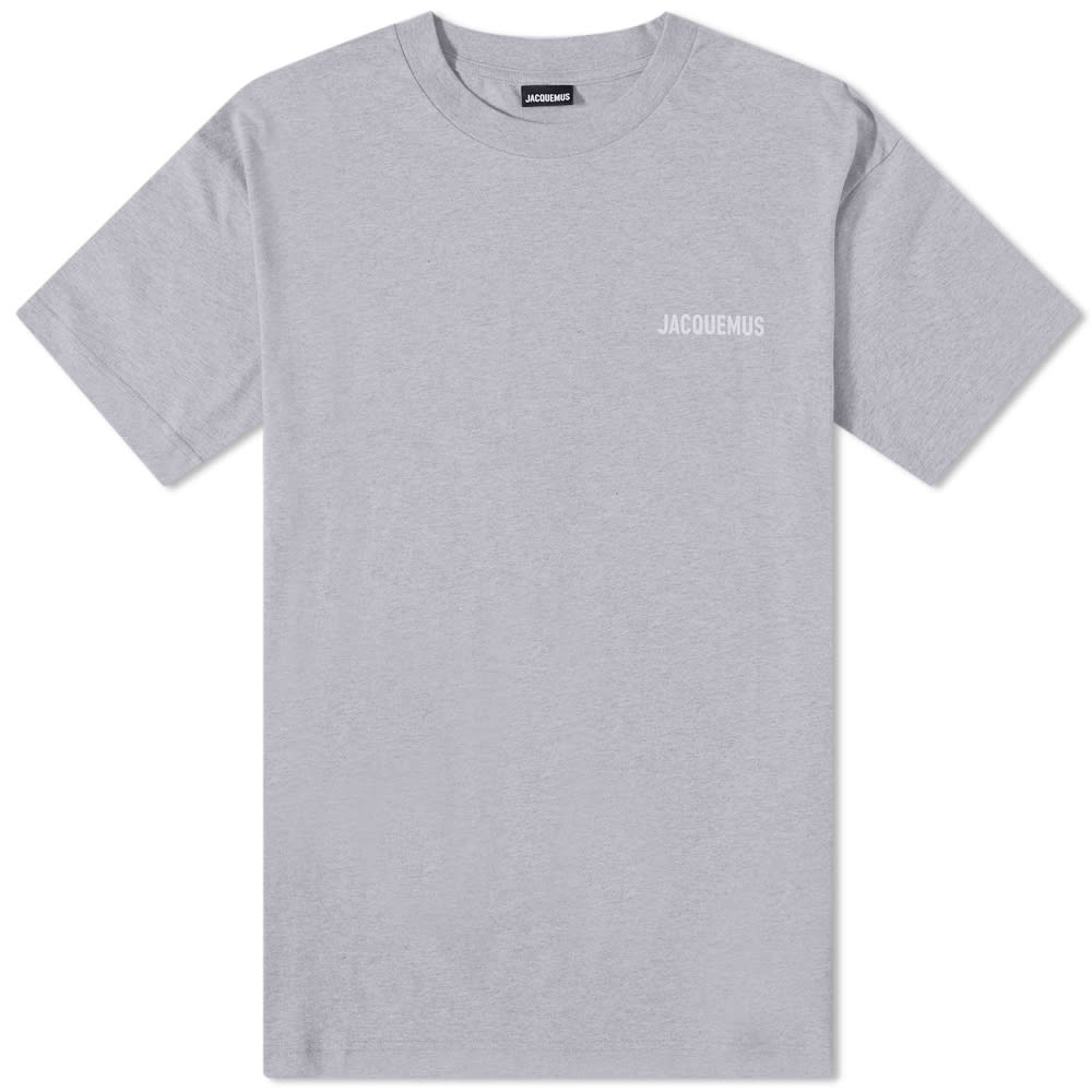 Тениска Jacquemus Classic Logo Tee Сиво | 21H216JS207-2480-950, 0