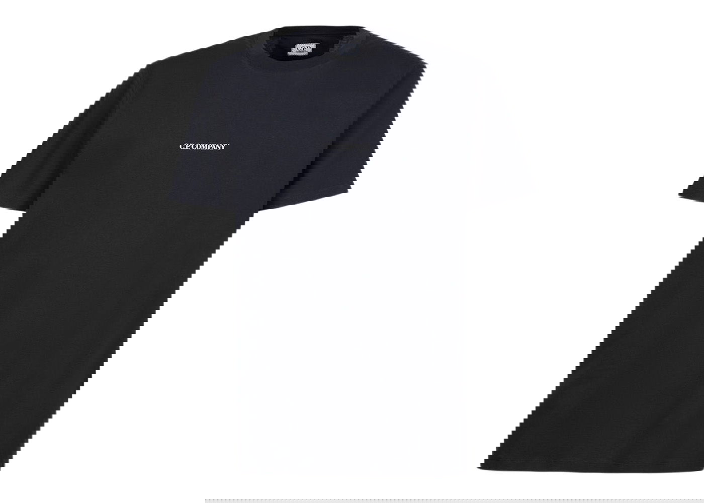 Тениска C.P. Company 30/1 Jersey Compact Logo T-Shirt Черно | 13CMTS048A006011W888, 0