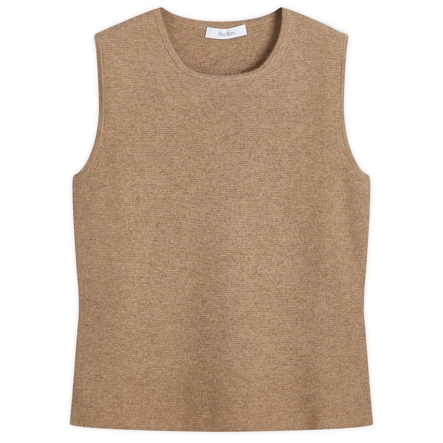 Пуловер Max Mara Max Mara Knit Vest Top Кафяво | 2421366112600-007, 1
