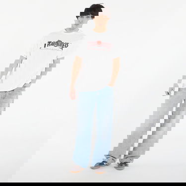 Тениска Thrasher Thrasher x Spitfire Big Head Outline T-Shirt Бяло | 145831, 3