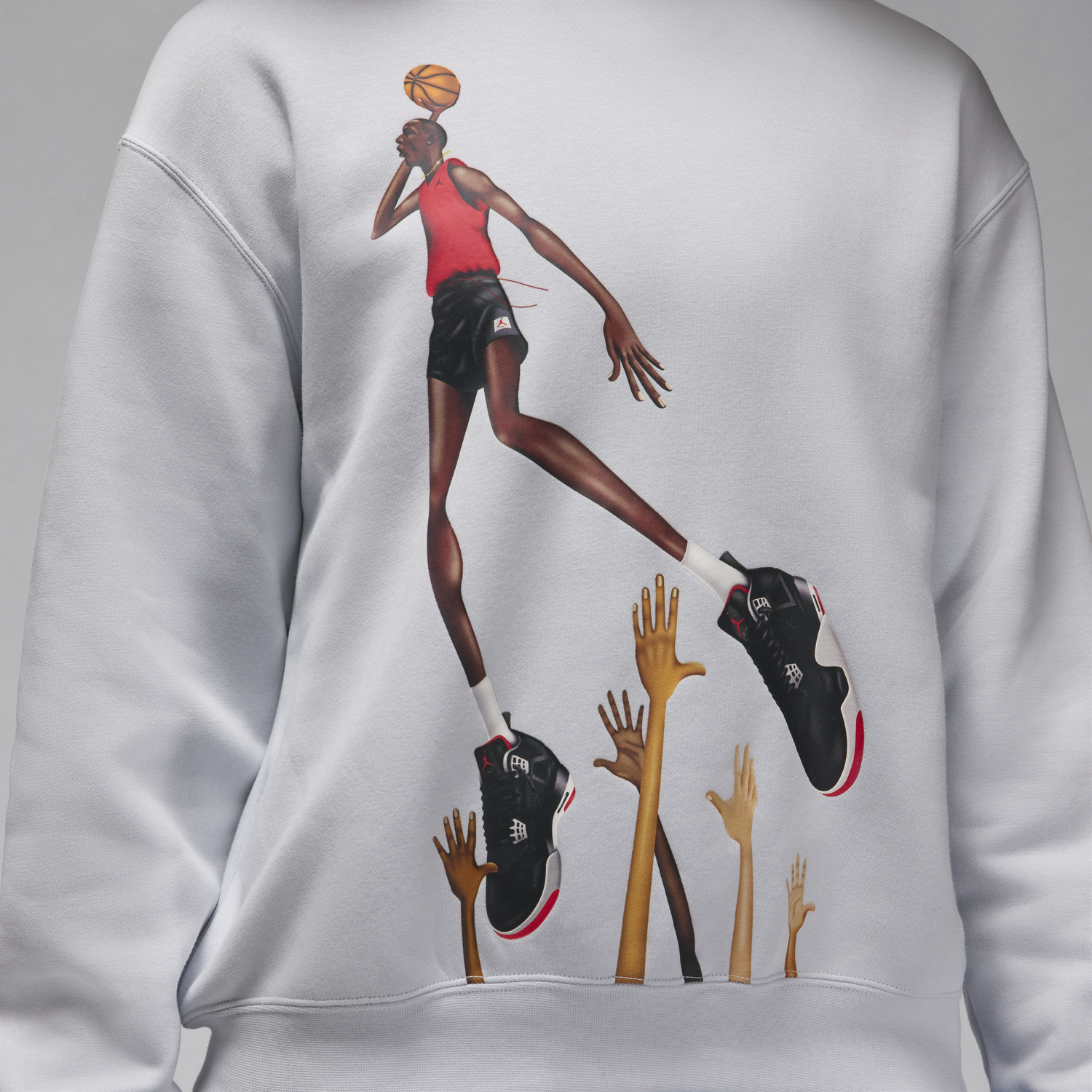Суитчър Jordan Jordan Artist Series Dariena Birkse Сиво | HF5476-043, 1