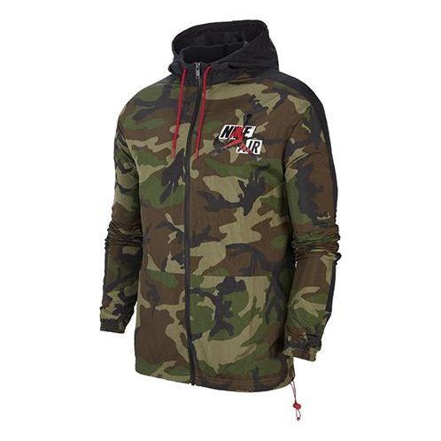 Ветровка Jordan Jordan Jumpman Classics Camo Windbreaker Зелено | CU2031-222